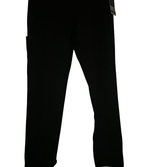 Medichic Black scrub Pants-Size M petite-NWT-Elastic/Drawstring Waist-Pockets - Picture 3 of 9